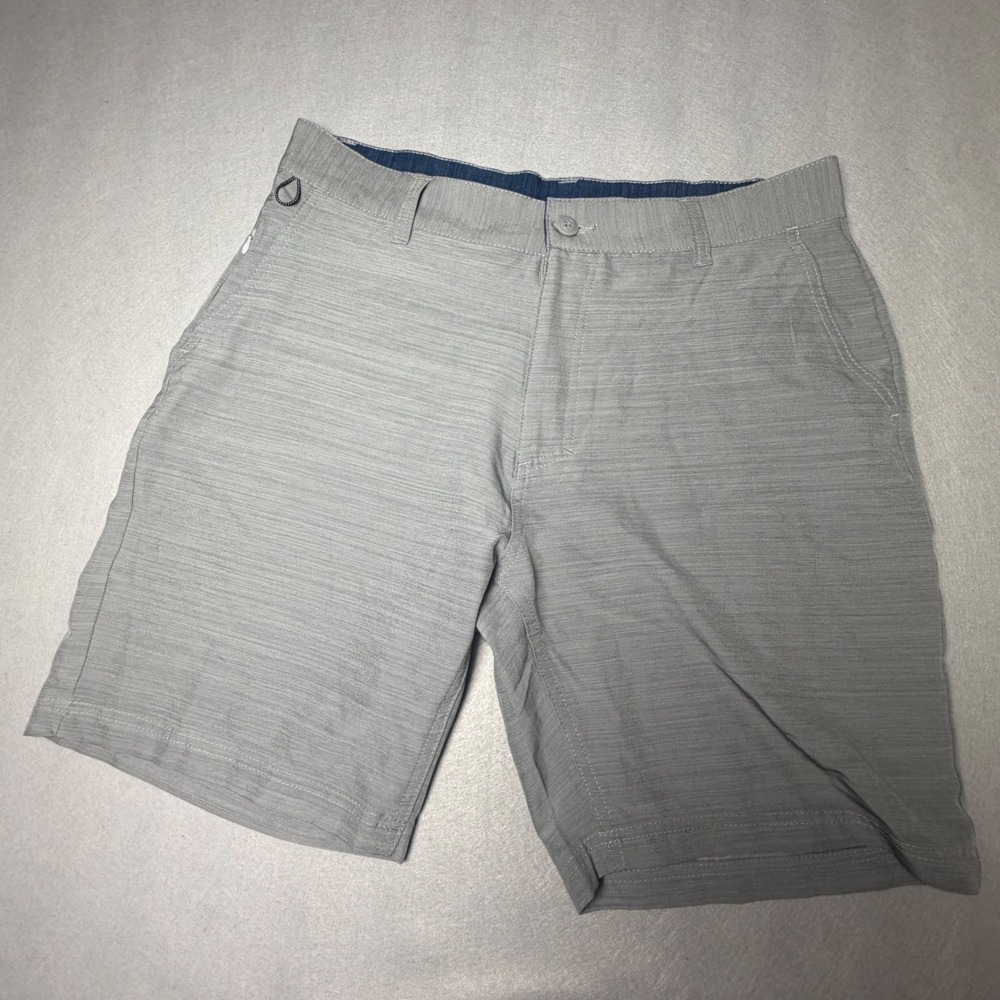 Ron Jon Surf Shop Mens Grey Hybrid Shorts GREY Stretch Size 34